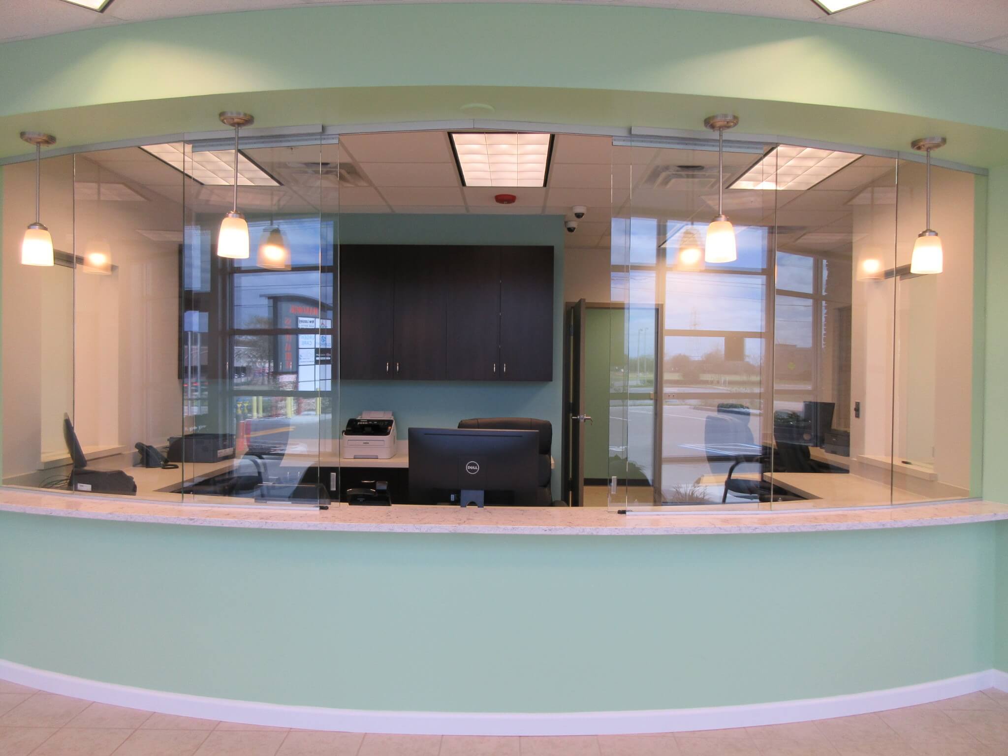 Clermont Urgent Care front view of the reception desk
